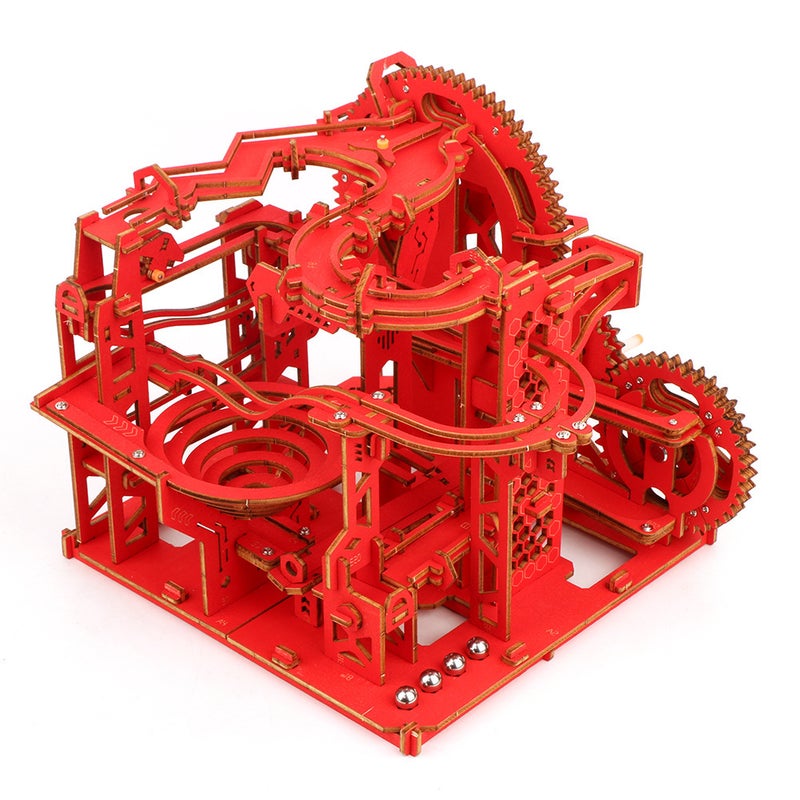 Mechanical Track Ball 3D Stereo Puzzle Stereo Model Ornament Educational Wooden Puzzle Kidsren'S Toys - Image 5